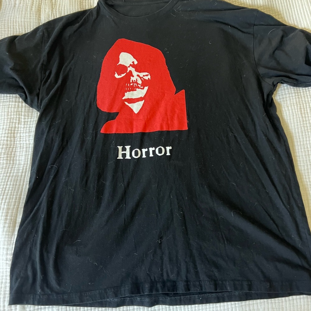 Black Horror Graphic T-Shirt